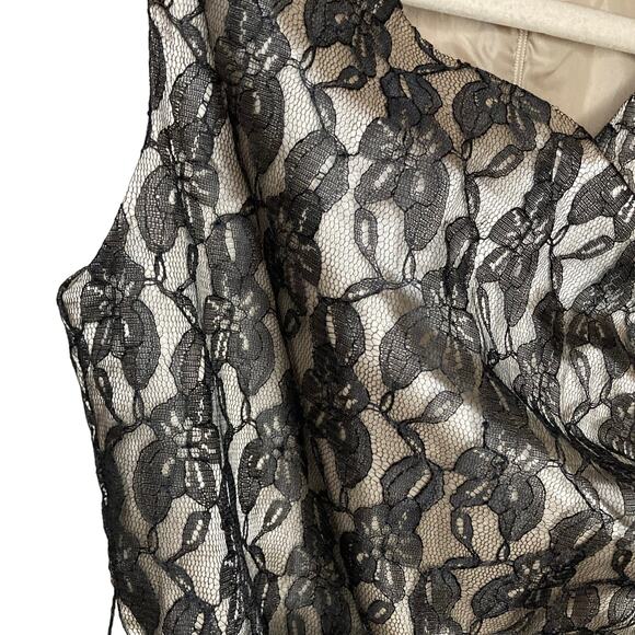 ABS Kids by Allen Schwartz Little Girls Black Tulle Formal Sequin Dress Size 14 - Picture 15 of 16